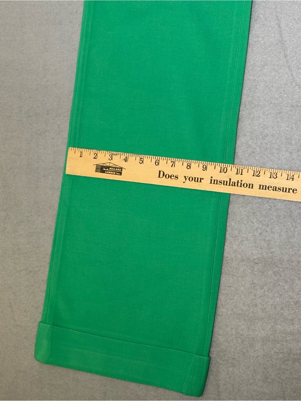 Alice + Olivia Green Wide Leg Cuffed Pants Trousers Women's Size 6 Kelly Green - Picture 5 of 7